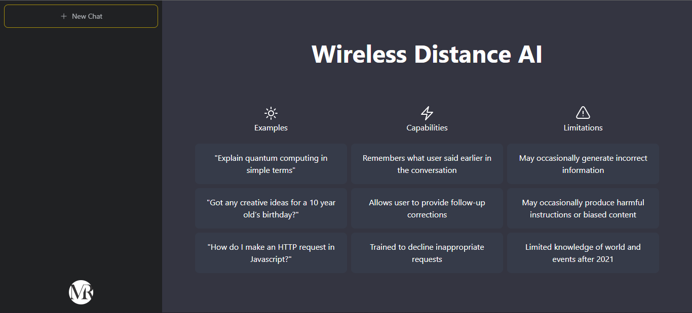 Wireless Distance API